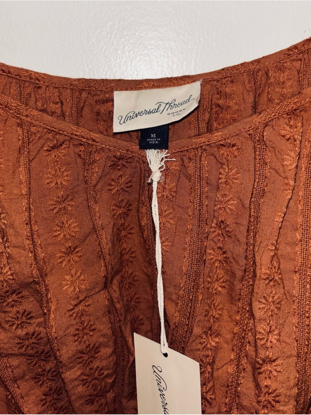 Universal ThreadRust Cropped Peasant Top with Balloon Sleeves - Women's Crop Top - Picture 5 of 8